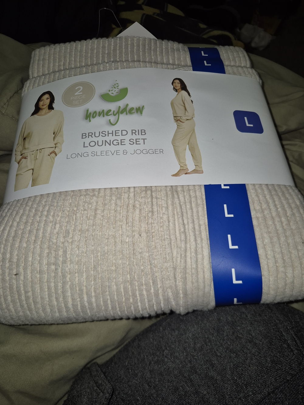 Honeydew Intimates Brushed Rib Lounge Set - Cream